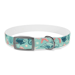 Waterproof Sea Life Dog Collar - Aqua Coral Tpu - Dipaliz - Standard Collars