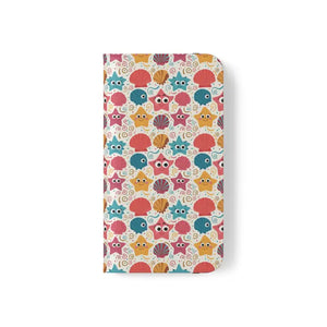 Samsung Galaxy Flip Cases Sea Shells Style Protection - Dipaliz - Mobile Phone