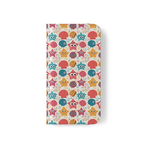 Samsung Galaxy Flip Cases Sea Shells Style Protection - Dipaliz - Mobile Phone