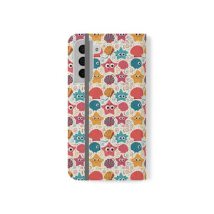 Samsung Galaxy Flip Cases Sea Shells Style Protection - Dipaliz - S22 Plus - Mobile Phone