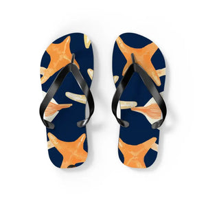 Star Fishes Flip Flops - Unisex Beach Summer Style - Dipaliz - s / Black Sole - Slippers