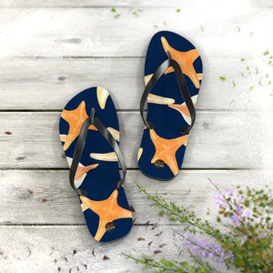 Star Fishes Flip Flops - Unisex Beach Summer Style - Dipaliz - Slippers