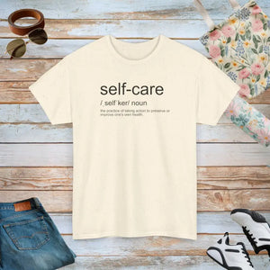 Self Care Definition Unisex Tee Modern Fit - Dipaliz - Natural / s - T-shirts