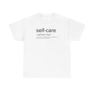 Self Care Definition Unisex Tee Modern Fit - Dipaliz - White / s - T-shirts