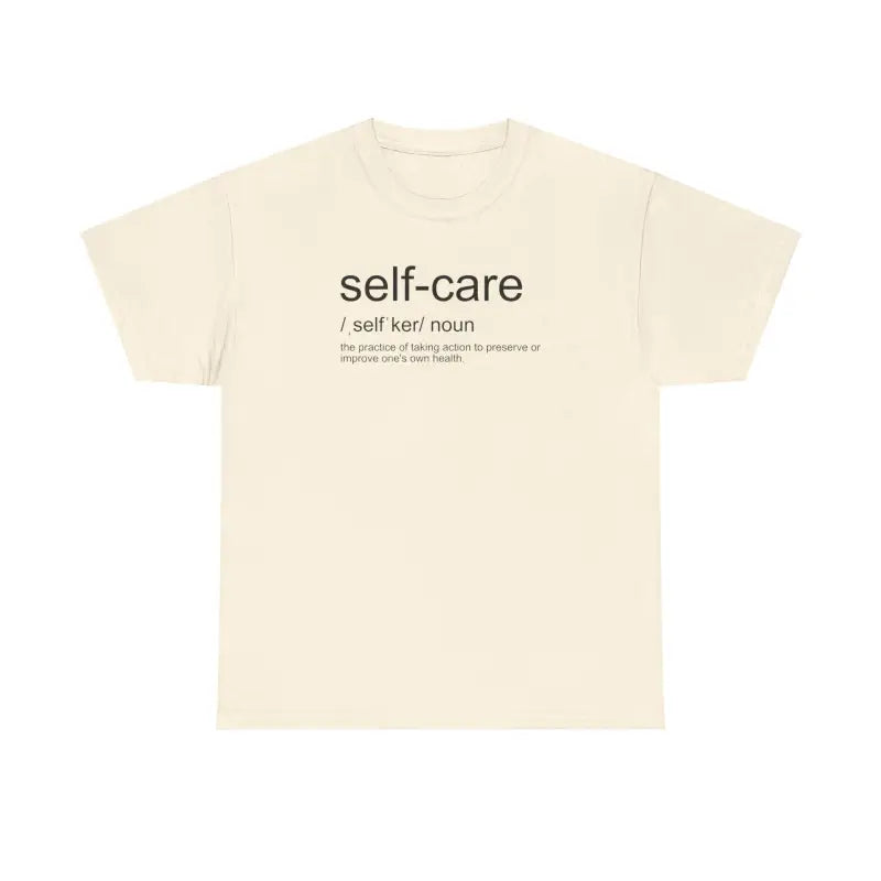 Elevate your Style: Unisex Self-care Definition Cotton Tee - T-shirt