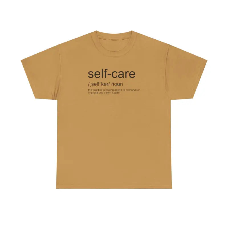 Elevate your Style: Unisex Self-care Definition Cotton Tee - T-shirt