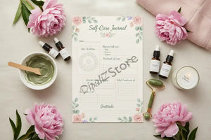 Digital Downloads - Self-care Journal Printable - Daily Wellness Tracker - Dipaliz