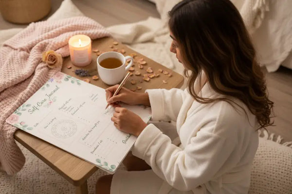 Digital Downloads - Self-care Journal Printable - Daily Wellness Tracker - Dipaliz