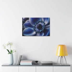 Blue Anemone Canvas – Semi Glossy Finish - Dipaliz - Posters Prints & Visual Artwork