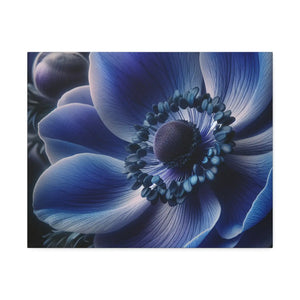 Blue Anemone Canvas – Semi Glossy Finish - Dipaliz - Posters Prints & Visual Artwork