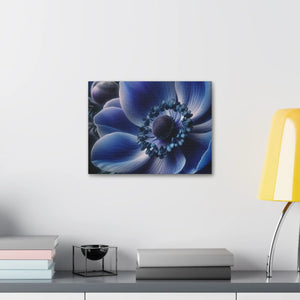 Blue Anemone Canvas – Semi Glossy Finish - Dipaliz - Posters Prints & Visual Artwork