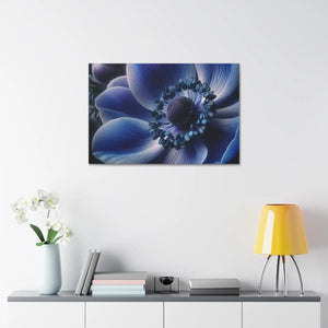 Blue Anemone Canvas – Semi Glossy Finish - Dipaliz - Posters Prints & Visual Artwork