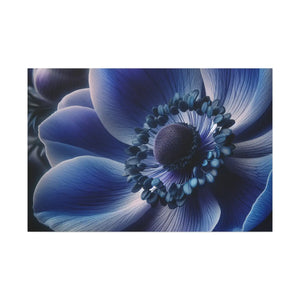 Blue Anemone Canvas – Semi Glossy Finish - Dipaliz - Posters Prints & Visual Artwork