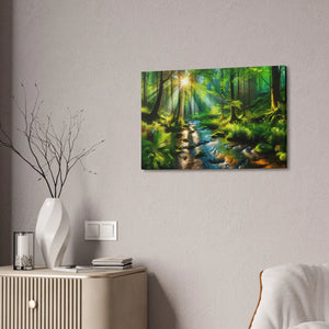 Forest Canvas Print – Semi Glossy Finish - Dipaliz - Posters Prints & Visual Artwork