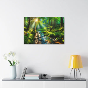 Forest Canvas Print – Semi Glossy Finish - Dipaliz - Posters Prints & Visual Artwork