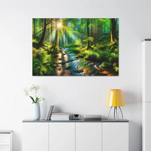 Forest Canvas Print – Semi Glossy Finish - Dipaliz - Posters Prints & Visual Artwork