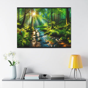 Forest Canvas Print – Semi Glossy Finish - Dipaliz - Posters Prints & Visual Artwork