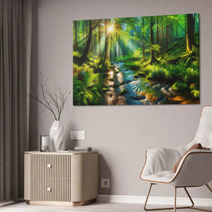 Forest Canvas Print – Semi Glossy Finish - Dipaliz - Posters Prints & Visual Artwork