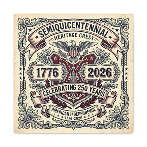Heritage Crest Canvas – 250 Years Americana - Dipaliz - Prints