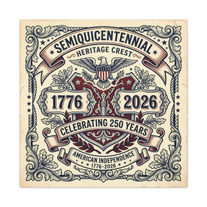 Heritage Crest Canvas – 250 Years Americana - Dipaliz - Prints