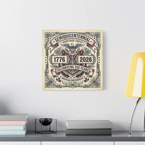 Heritage Crest Canvas – 250 Years Americana - Dipaliz - Prints
