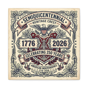 Heritage Crest Canvas – 250 Years Americana - Dipaliz - Prints