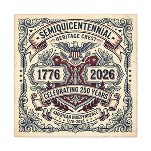 Heritage Crest Canvas – 250 Years Americana - Dipaliz - Prints