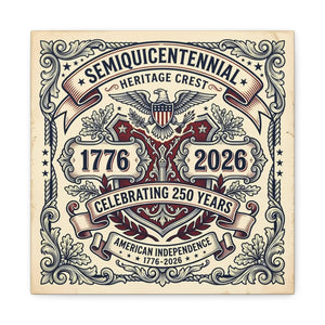 Heritage Crest Canvas – 250 Years Americana - Dipaliz - Prints
