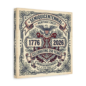 Heritage Crest Canvas – 250 Years Americana - Dipaliz - Prints