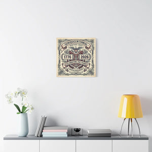 Heritage Crest Canvas – 250 Years Americana - Dipaliz - Prints