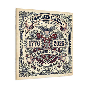Heritage Crest Canvas – 250 Years Americana - Dipaliz - Prints