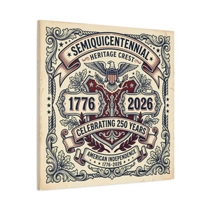 Heritage Crest Canvas – 250 Years Americana - Dipaliz - Prints
