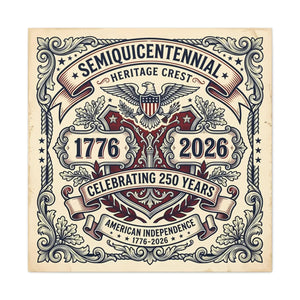 Heritage Crest Canvas – 250 Years Americana - Dipaliz - Prints