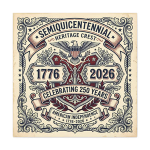 Heritage Crest Canvas – 250 Years Americana - Dipaliz - Prints