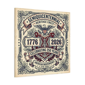 Heritage Crest Canvas – 250 Years Americana - Dipaliz - Prints