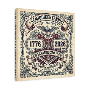Heritage Crest Canvas – 250 Years Americana - Dipaliz - Prints