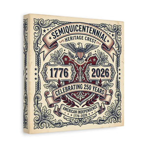 Heritage Crest Canvas – 250 Years Americana - Dipaliz - Prints