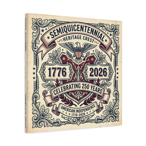 Heritage Crest Canvas – 250 Years Americana - Dipaliz - Prints