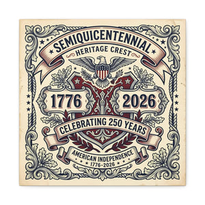 Heritage Crest Canvas – 250 Years Americana - Dipaliz - Prints