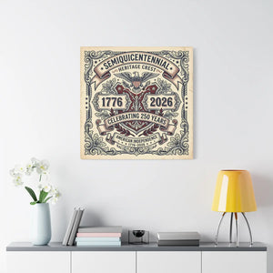 Heritage Crest Canvas – 250 Years Americana - Dipaliz - Prints