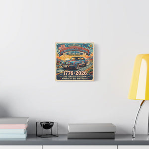 Semiquincentennial Retro Ride Canvas – Patriotic - Dipaliz - Prints