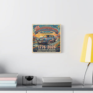 Semiquincentennial Retro Ride Canvas – Patriotic - Dipaliz - Prints