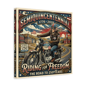 Freedom Motorcycle Canvas – Americana Art - Dipaliz - Prints