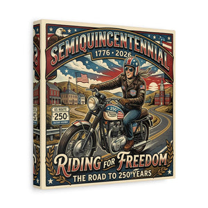 Freedom Motorcycle Canvas – Americana Art - Dipaliz - Prints