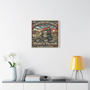 Freedom Motorcycle Canvas – Americana Art - Dipaliz - Prints