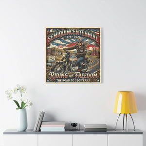 Freedom Motorcycle Canvas – Americana Art - Dipaliz - Prints