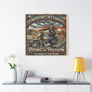 Freedom Motorcycle Canvas – Americana Art - Dipaliz - Prints