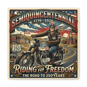 Freedom Motorcycle Canvas – Americana Art - Dipaliz - Prints