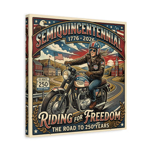 Freedom Motorcycle Canvas – Americana Art - Dipaliz - Prints