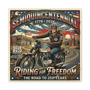 Freedom Motorcycle Canvas – Americana Art - Dipaliz - Prints